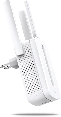 Répéteur WiFi Puissant N300Mbps MERCUSYS | 3 Antennes Externes Puissantes, Installation Facile & Compatible avec Toutes 