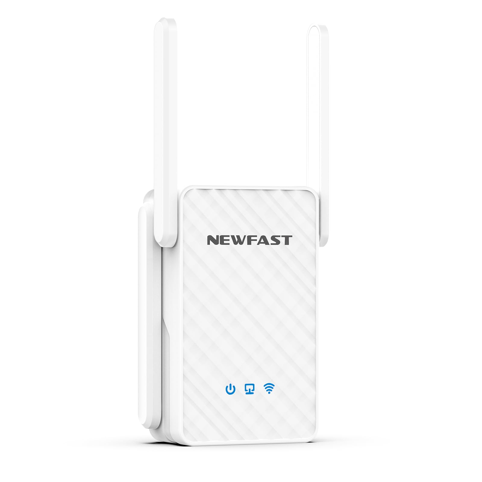 NEWFAST Répéteur WiFi Puissant AX3000 Mbps pour Toutes Les Box Internet, Amélioration de la Couverture WiFi 4 Antennes, 